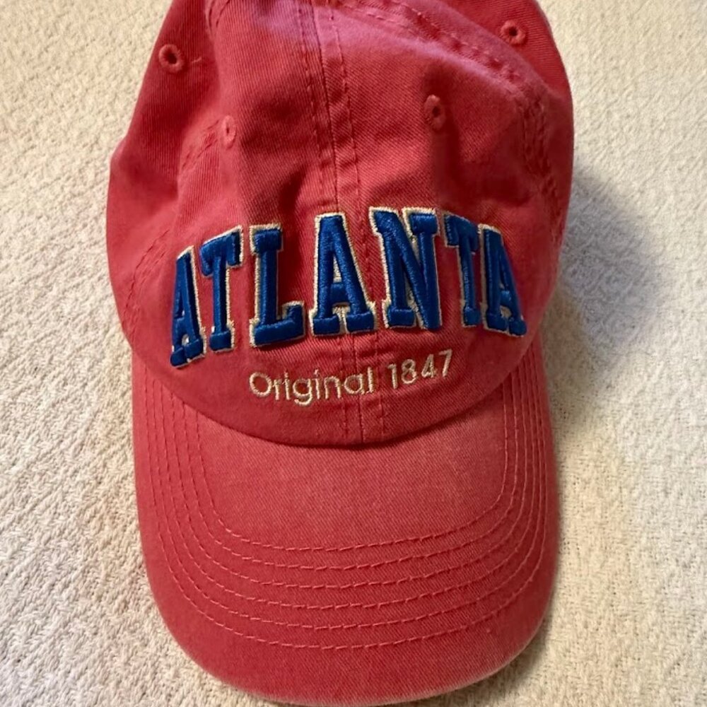 Robin‎ Ruth Vintage Distressed Atlanta Cotton Twill Ball Cap